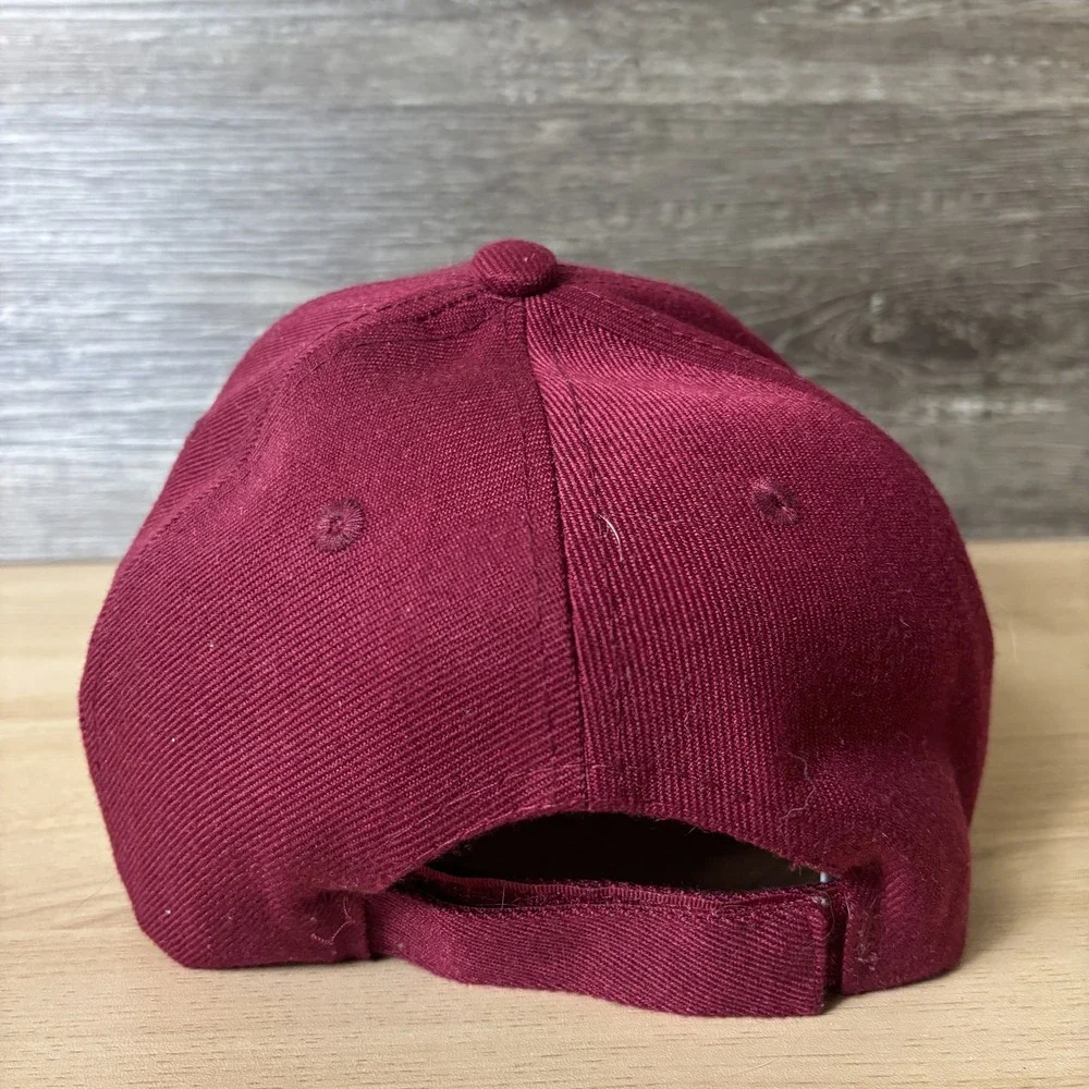 USC Trojans Hat Cap Strap Back Mens Maroon Yellow NCAA College Football